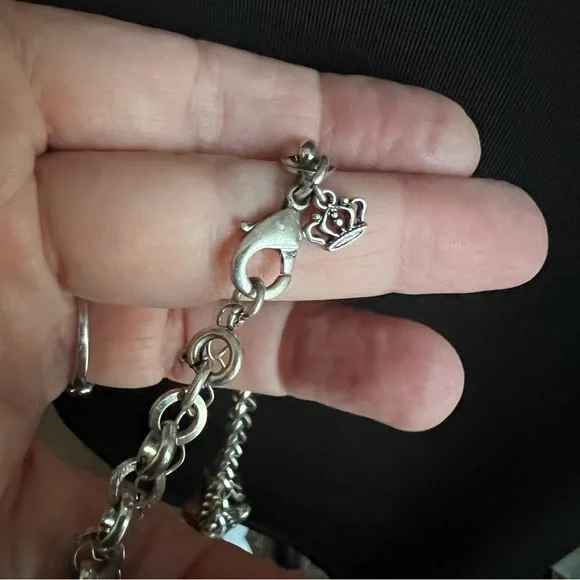 Premier Designs Antiqued Bib Necklace with Ornate Plated and Resin Pieces Purple - Picture 10 of 11